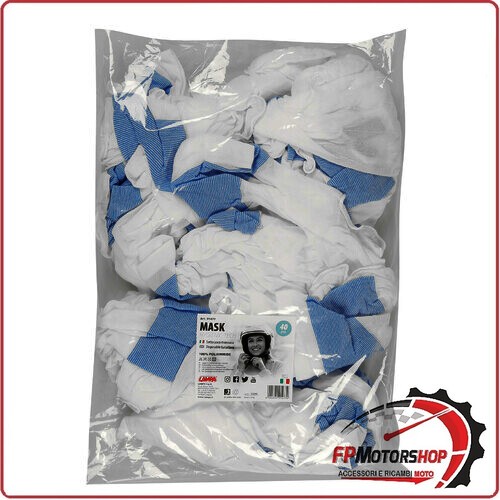 91477 SOTTOCASCHI MONOUSO SET 40 PEZZI PROTEZIONE PULIZIA CAPO PER CASCO MOTO