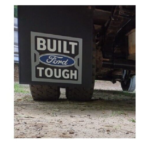 Pair of Built Ford Tough 18' X 24' Mud Flap Guards fits Dually Pickup Trucks