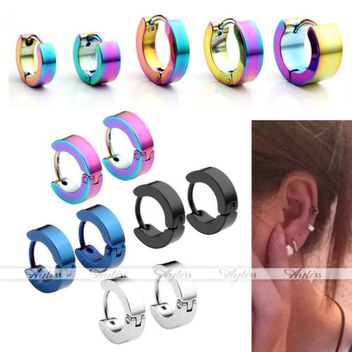 Stainless Steel Huggie Fashion Earrings