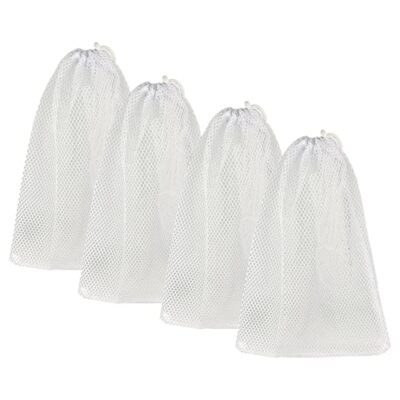 4 Pieces Premium Nylon Mesh Chum Bag for Enhanced Fishing Attraction 12 x18 i...