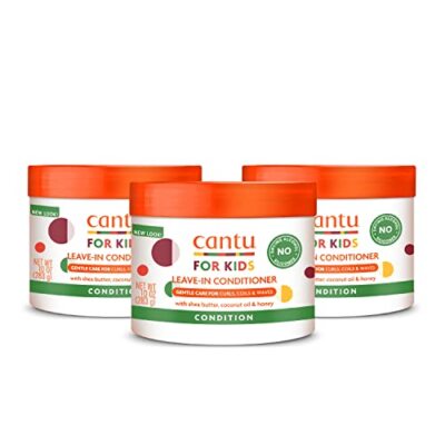 Cantu Care for Kids Leave In Conditioner 10 Ounce Pack of 3 Ultra Nourishing