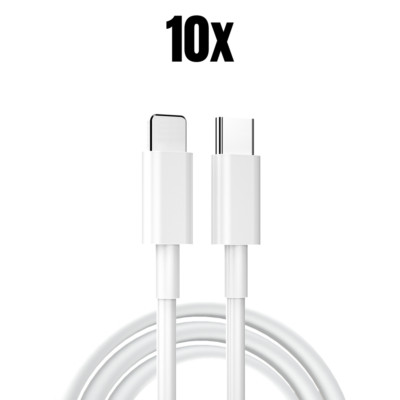 Fast Charger 20W PD USB C/Type C Cable For iPhone 14 13 12 11 Pro Max Lot 100 x
