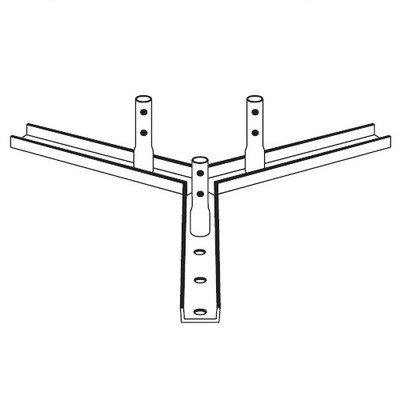 ROHN FR45G Flat Roof Bolt-On Base for ROHN 45G Tower Roof Mount. Buy it now for 454.40