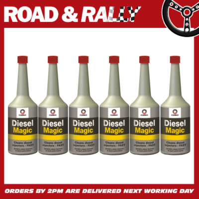 6 x Comma DIM400M Diesel Magic Diesel Injector Cleaner Boost Performance 400ml
