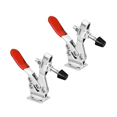 POWERTEC 2PK Toggle Clamp, 500 lbs Holding Capacity, 225D Quick Release Horiz...