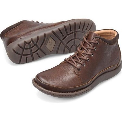 Pre-owned Born Men's Nigel Boot Brown/dark Brown Combo - H48306, Brown/dk Brown Comb