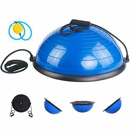 Palla Fitness Balance Ball Con Elastici Semisfera Equilibrio Yoga Allenamento