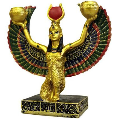 Altägyptischer Sonnengott Ra – Bemalte Gedenkmünze Aus Eisenplattiertem Gold, 40 Mm, Als Sammlerstück