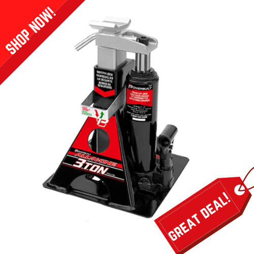 All-In-One Bottle Jack 3 Ton Jackstand Truck Lift Vehicle Heavyduty Durable