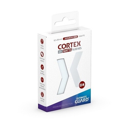 Ultimate Guard 60 Cortex Card Sleeve Japanese Size Matte Transparent UGD011187