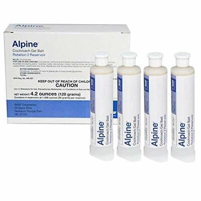 BASF - Alpine Rotation 2 - Cockroach Gel Bait - 1 Box (4x30 Gram) Syringes