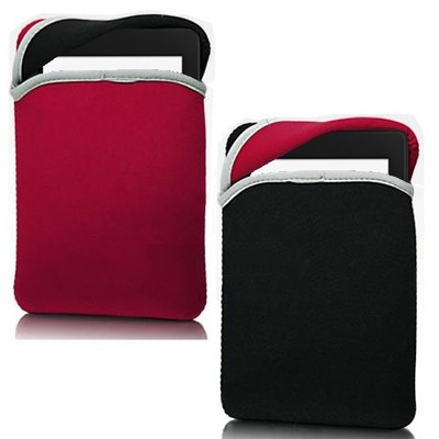 Neoprene Reversible Sleeve Pouch Case Cover Amazon Kindle Kobo E-reader Tablet