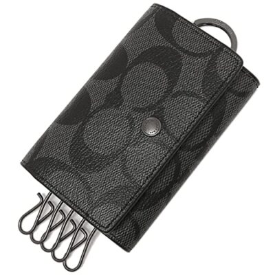 Coach Key Case Outlet F78675 QBO4G Gray | eBay