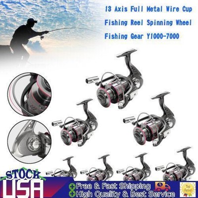 Axis Full Metal Wire Cup Fishing Reel Spinning Wheel Fishing