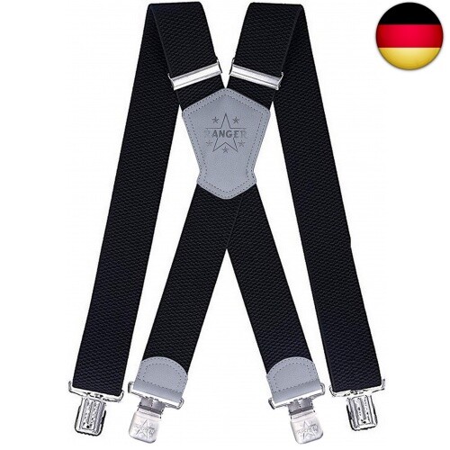 Ranger HerrenhosentrÃ¤Ger X Form Robust Dx50 2, Schwarz 3, EinheitsgrÃ¶ÃE