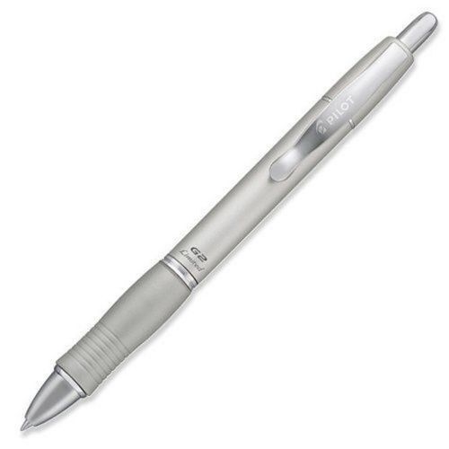 PILOT G2 Limited - Premium Rollerball Pen - BLACK INK .7mm - SILVER COLOR BARREL