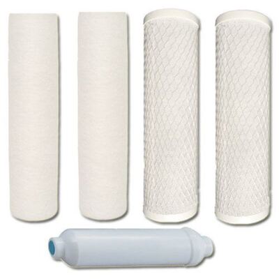 Watts 5-PK-4SV Premier 1-Year 4-Stage Reverse Osmosis Replacement Filter Kit,