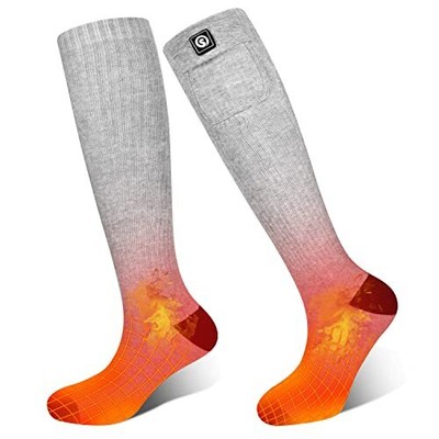 For Men Women7.4v 2200mah Rechargeable Battery Warm Winter Socks...