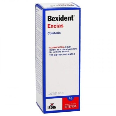 Lot of 2 Bexident Encias For Gum Care Gingivitis Mouth Wash Clorhexidina 250 ml