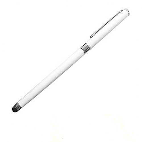 PENNA A SFERA + TOUCHPEN STYLUS CAPACITIVO GHD-18 BIANCA