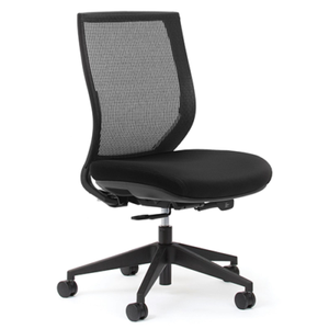 Mesh Back Executive Office Chair Flight - Black Chairs no Arms | Office
