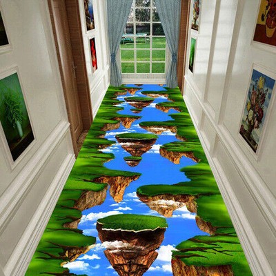 Home Corridor Living Room Decoration 3D Long Corridor Carpet Entrance Doormat