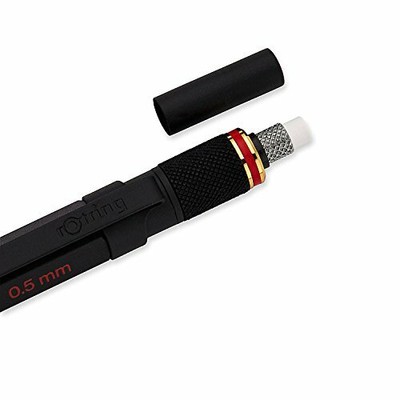 Rotring 800 Mechanical Pencil and Touchscreen Stylus, 0.5 mm - Black Barrel