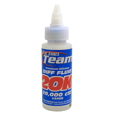 Team Associated Factory Team 20,000wt 20k Silicone Diff Fluid 2oz ASC5456 5436