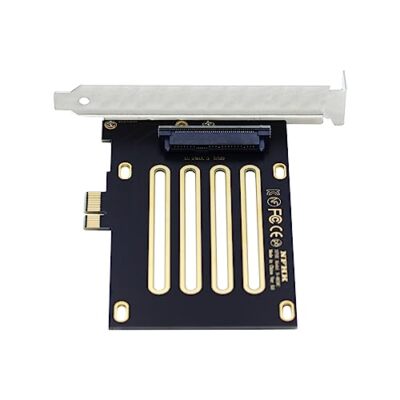 PCI-E 4.0 X1 to U.2/U.3 SFF-8639 Host Adapter for PM1735 NVMe PCIe SSD