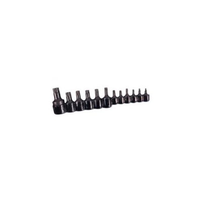 K Tool International KTI-22601 12-pc Internal Torx Socket Set With Vinyl Holder