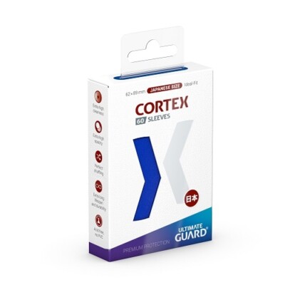 Ultimate Guard 60 Cortex Card Sleeve Japanese Size Blue UGD011178 YGO