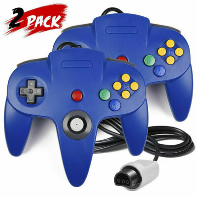 Wired N64 Controller Joystick Compatible with Nintendo 64 N64 Video Game Console