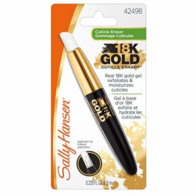 1pc Sally Hansen Treatment 18K Gold Cuticle Eraser, 0.229 fl oz