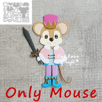 Christmas Nutcracker Prince Mouse King Metal Cutting Dies Scrapbook Card Craft