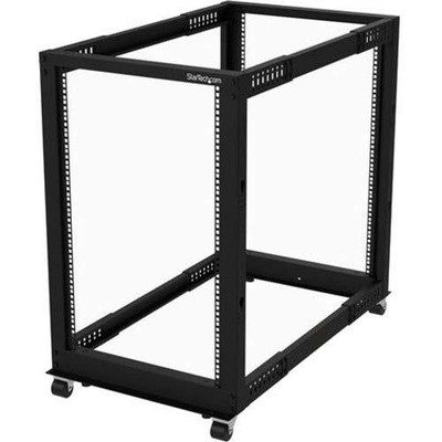 StarTech.com 18U 19'' Open Frame Server Rack - 4 Post Adjustable Depth 22-40'' Mob