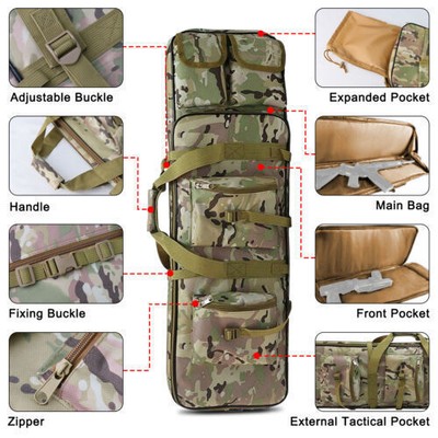 Tactical Heavy Gun Bag Case Hunting Sniper Rifle Protection Backpack Bag Outdoor