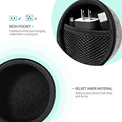 UGREEN Carrying Case Compatible for Echo Dot 2 Speaker Travel Protective Hard