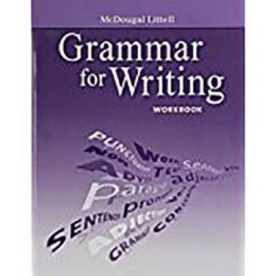 Grade 12 Grammar for Writing Workbook: Mcdougal Littell Literature - GOOD
