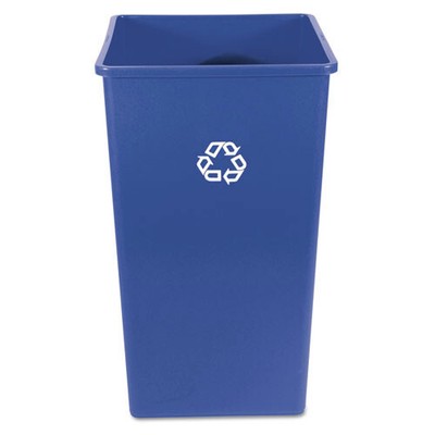 Rubbermaid Commercial 395973BLU 50 gal. Square Recycling Container - Blue New