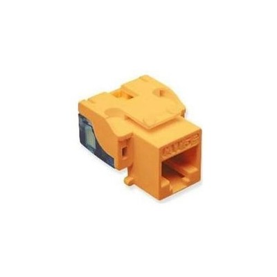 ICC CAT 5e- EZ- 25 PK Modular Connector- Orange - 25 Pack - 1 x RJ-45