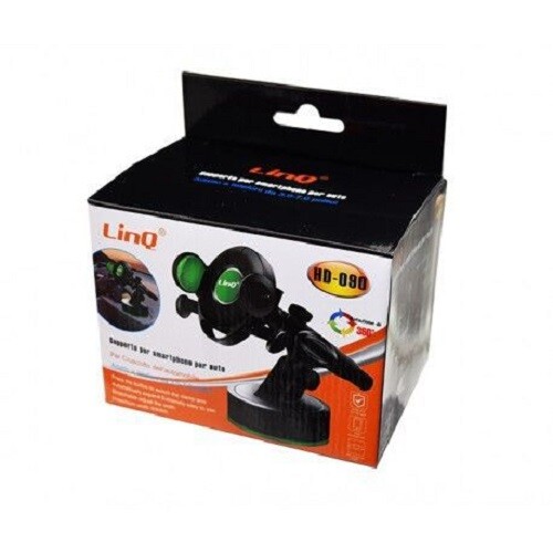 Supporto Da Auto Con Base Cruscotto Smartphone Gps Mp3 Mp4 Linq hd-090