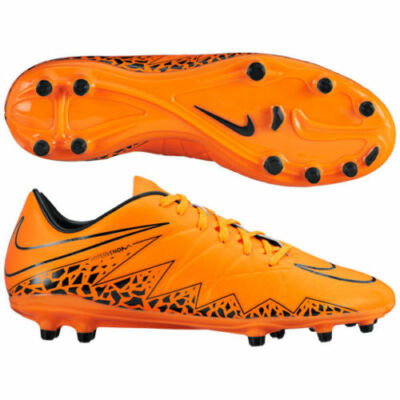 NIKE HYPERVENOM PHELON II FG FIRM GROUND SOCCER SHOES Total Orange