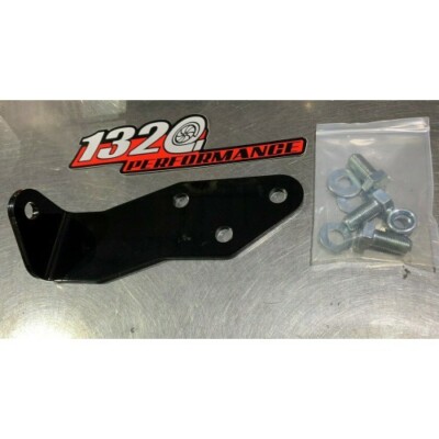 1320 B Series Low Profile Torque Mount Bracket B16 B18 Turbo EG EK DC2 Civic BLK