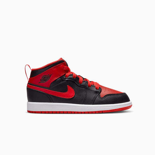 

[DQ8424-060] Air Jordan 1 Mid PRESCHOLATE «Alternate Bred» *НОВИНКА*, Черный, Air Jordan 1 Mid