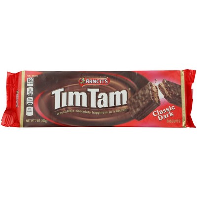 Arnotts Tim Tam Dark Chocolate Cookies 7 oz (Pack of 12)