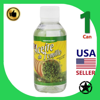 1 Can Productos del Roble Thyme Oil-Aceite de Tomillo 120 ml
