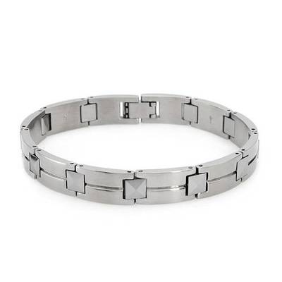 SIMMONS/SHR New Gentlemens Bracelet Crafted in Stainless steel and Tungsten.