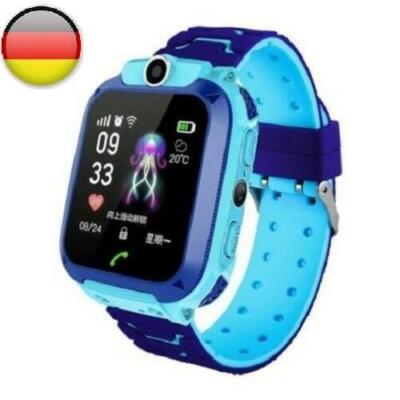 Kinder Telefonuhr Smartwatch GPS LBS Uhr SOS SIM Wasserdicht Kids Armbanduhr