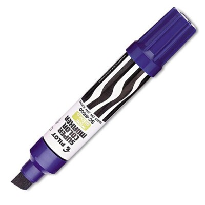 Pilot Jumbo Super Color Perm. Marker Blue Refillable Art Posters Office School