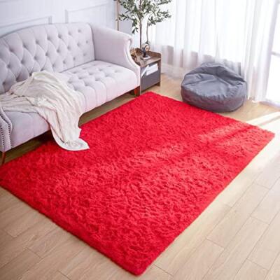 AROGAN Fluffy Rugs for Bedroom Living Room, Shag Area Rugs for Nursery Kids